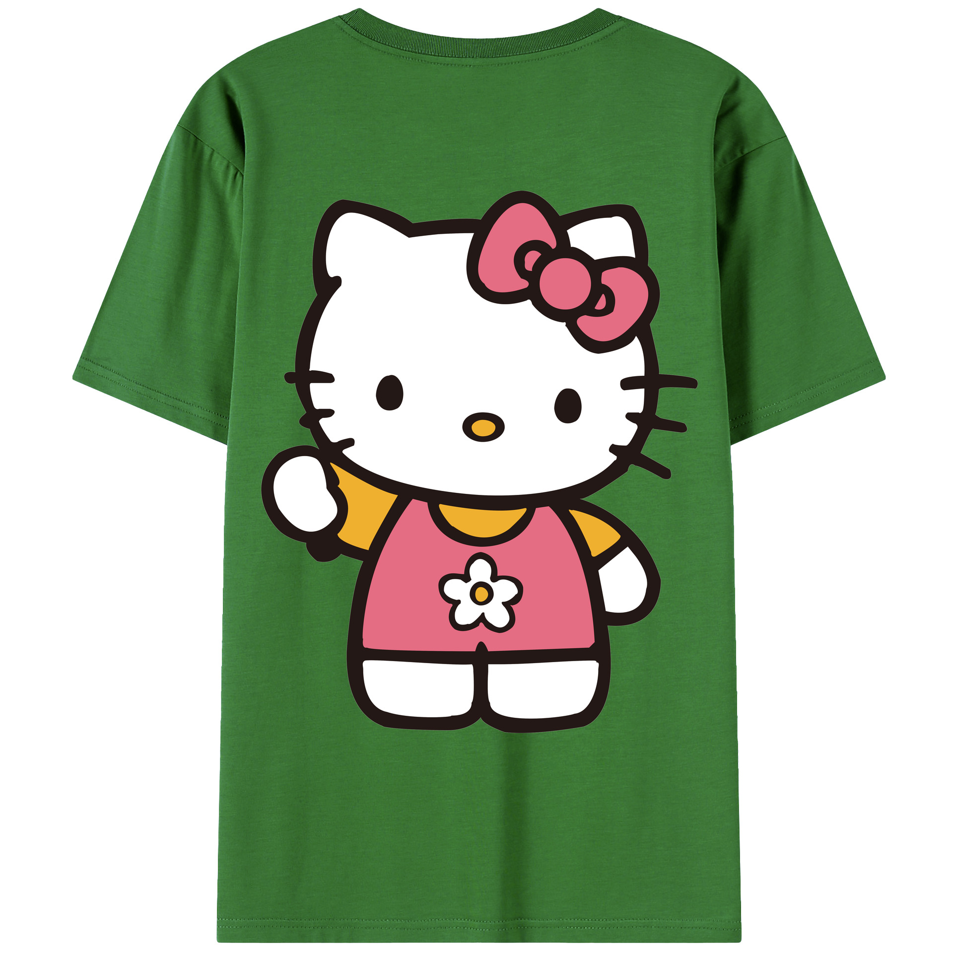 （画像用） Hello Kitty ハローキティ レディース半袖Tシャツ(バックプリント)